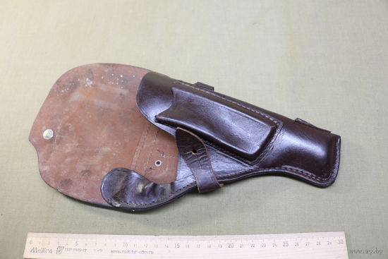 Кожаная кобура пистолета ТТ. Распродажа коллекции вещей. С РУБЛЯ! АУКЦИОН!