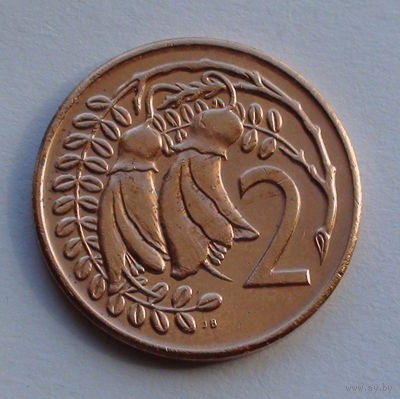 Новая Зеландия 2 цента. 1969 г.