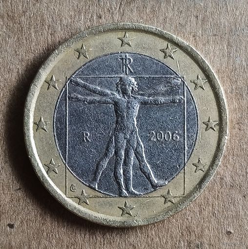 Италия 1 евро 2006 г., KM# 216