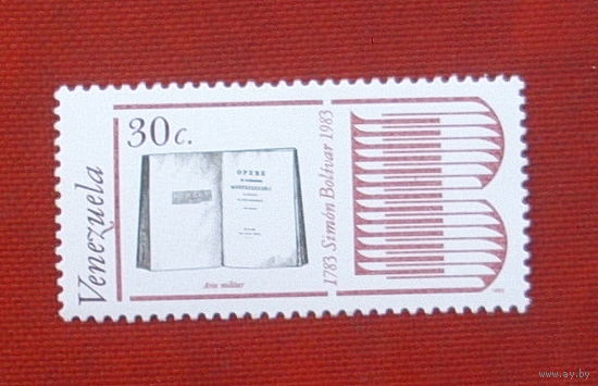 Венесуэла. К 100 летию Боливара. ( 1 марка ) 1983 года. 6-10.