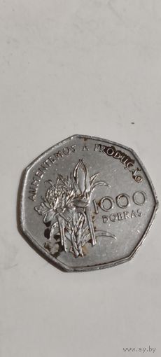 Сан томе и Принсипи 1000 добрас 1997