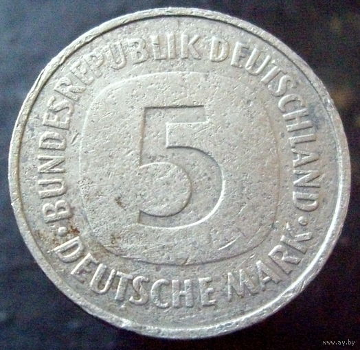 5 марок 1978 F, ФРГ