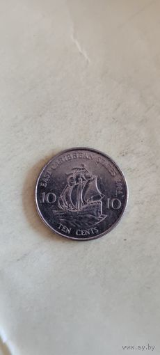 Карибы 10 цент 2004