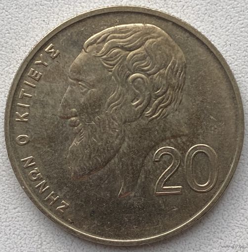 Кипр 20 центов 2001 г.