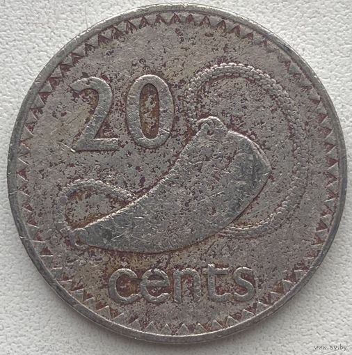 Фиджи 20 центов 1969 г.