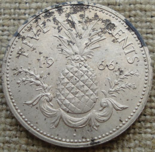5 центов 1966 Багамы