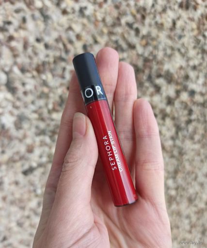 Жидкая стойкая матовая помада в самом популярном классическом красном оттенке Sephora Cream Lip Stain 5 ml 01 Always Red