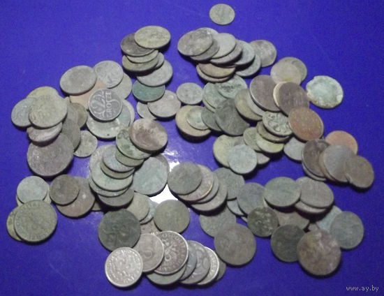 Лот польских монет. 130шт