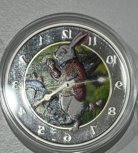 2 доллара 2011 Алиса в стране чудес. Унция серебра!