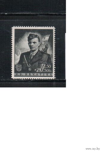 Хорватия(Рейх)-1944,(Мих.161),  ** , Война, Личности, Франчетич