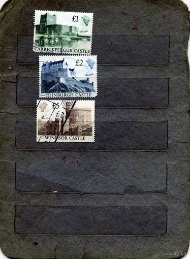ВЕЛИКОБРИТАНИЯ, 1988,  СТАРЫЕ ЗАМКИ,   3м гашеная