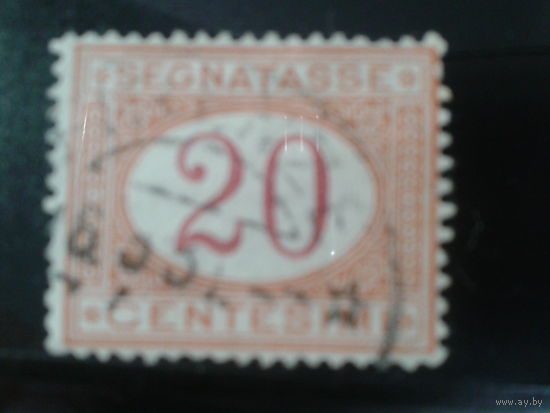 Италия, 1894. Доплатная марка. Mi-4,0 евро гаш.