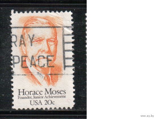 США-1984, (Мих.1704) , гаш.,  Личности, (одиночка),(1)
