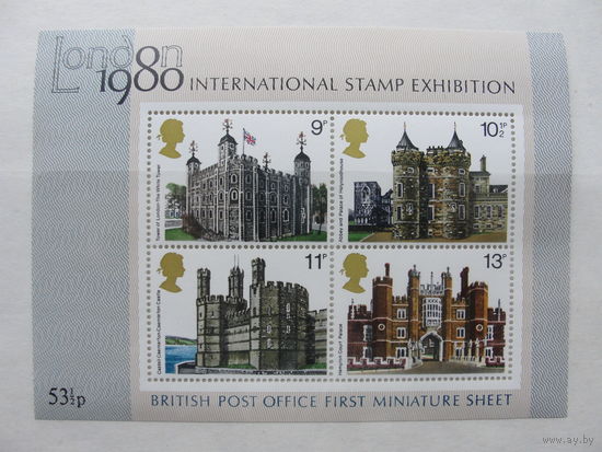 Продажа коллекции с 1 рубля! Почтовые марки Великобритании.