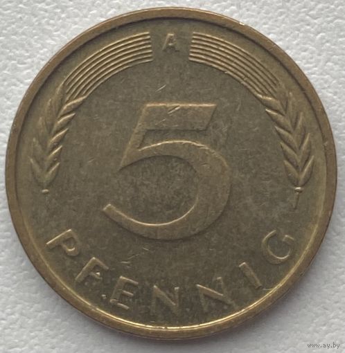 Германия 5 пфеннигов 1991 г. A