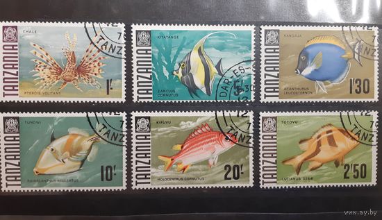 Танзания. 1967 год. Фауна. Рыбы (46)