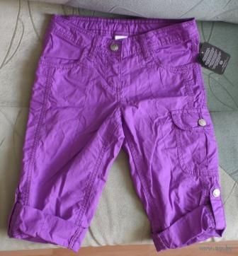 Капри-бриджи для девочки, р.128-134, новые/ 1