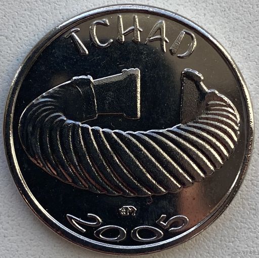 Чад 1500 франков 2005 г.