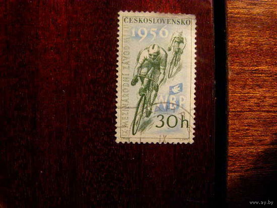 Чехословакия 1956 спорт велогонки 1 м гаш