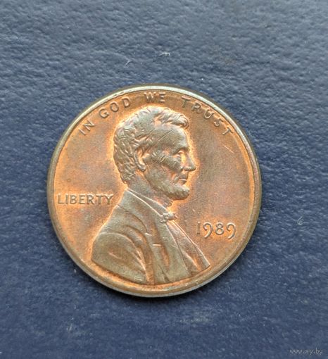 Цент США 1989