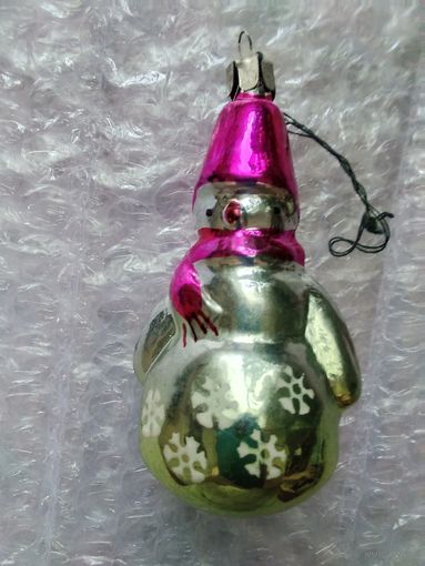 Снеговик.Елочная игрушка СССР.