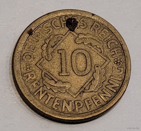 Германия 10 пфеннигов 1924 А