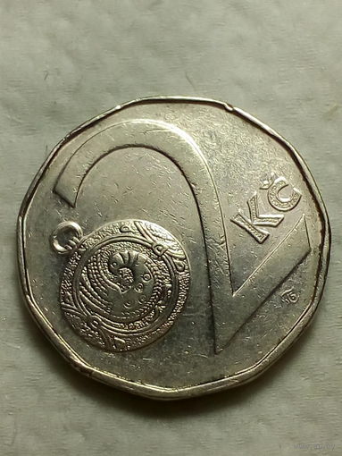 2 кроны Чехия 1993 год