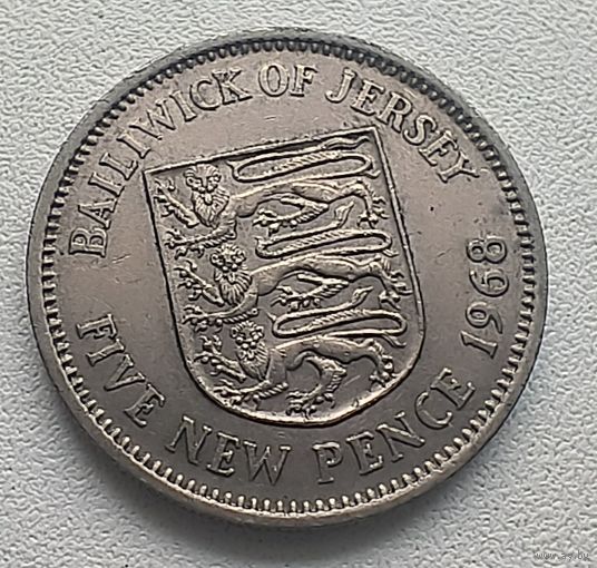Джерси 5 Пенсов, 1968  5-12-19