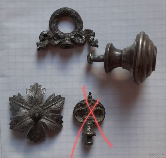 Ручки для посуды в стиле Фраже,  подойдут для сахарницы, шкатулки , тирины и т.п. серебрение.