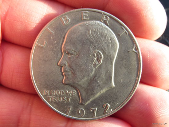 1 доллар, 1972, Доллар Эйзенхауэра. США.