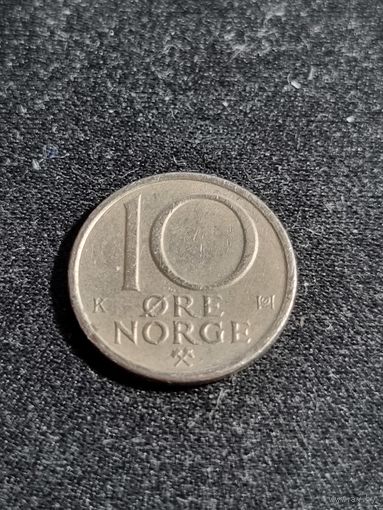 Норвегия 10 эре 1981