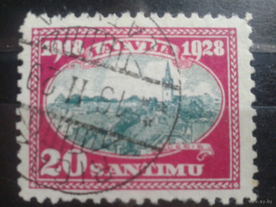 Латвия, 1928. 10 лет республике, Венден (Цесис)