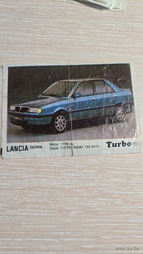 Вкладыша от жвачки TURBO 151