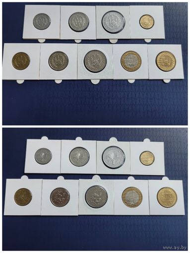 Распродажа !!! Джибути 9 монет (1, 2, 5, 10, 20, 50, 100, 250, 500 франков) 1991-2012 гг. UNC