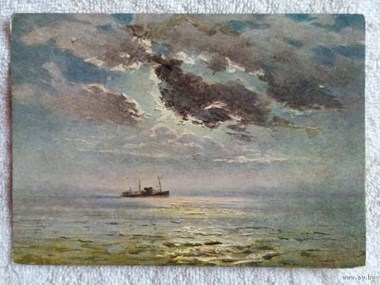 1957. Сулименко. Лунная ночь (Южно-Китайское море)