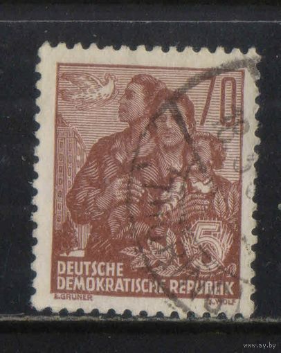 Германия ГДР 1955 Пятилетний план (IV) Стандарт #458
