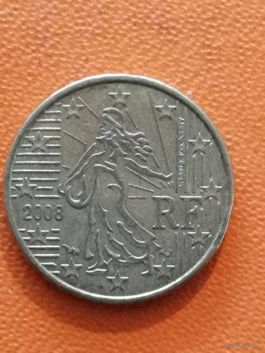 Франция 10 евроцентов, 2008 год, KM# 1410