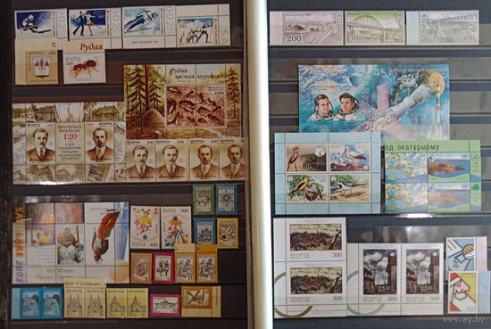 Марки Беларуси 2002, чистый годовой комплект, без стандартов - самоклеек, высокий каталог, смотрите фото