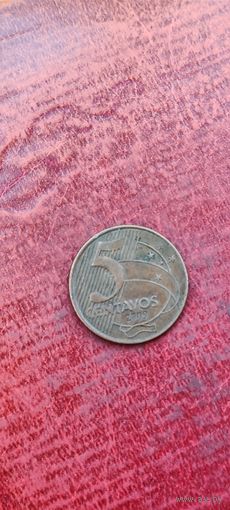 Бразилия 5 сентавос 2009