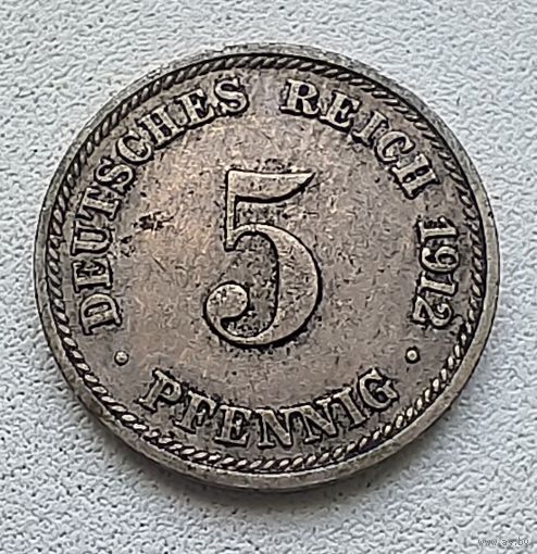 Германия 5 пфеннигов, 1912 D 2-12-21
