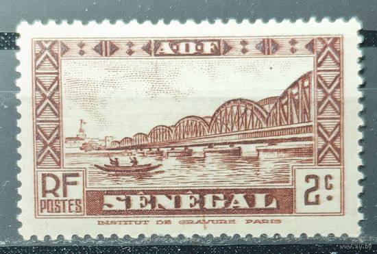 Сенегал 1935-1940г. Французские колонии