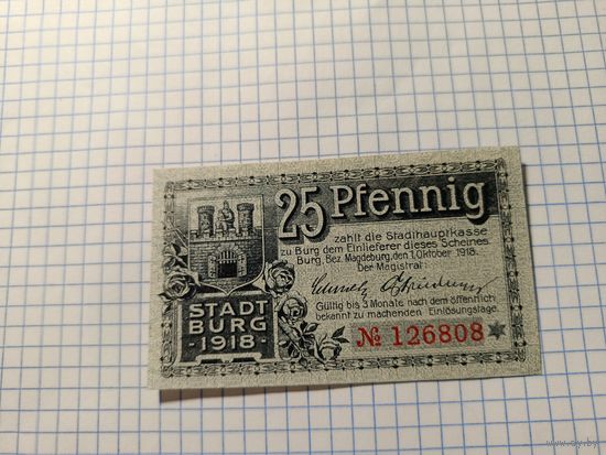 Германия 25 пфенингов (1)