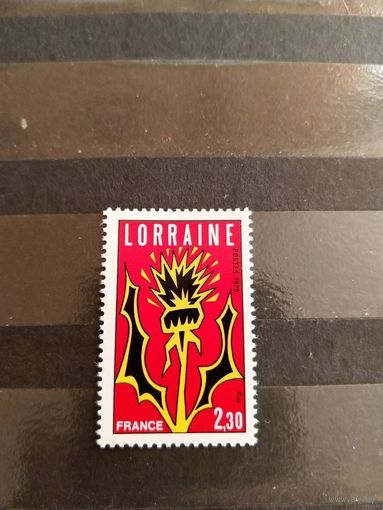 1979 Франция регионы флора цветок чистая клей MNH** выпускалась одиночкой (5-5)