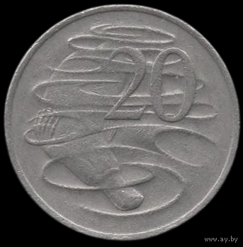 Австралия 20 центов 1970
