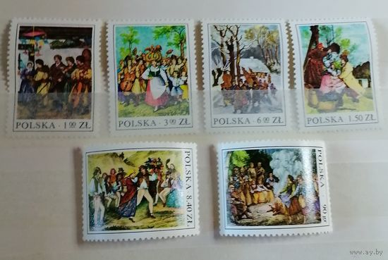 Польша 1977 Живопись