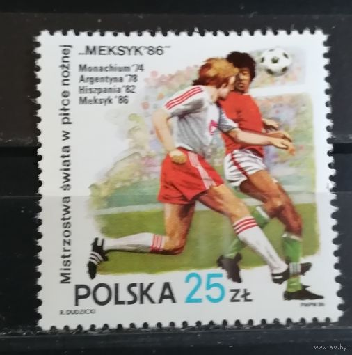 Польша 1986 футбол ЧМ Мексика Спорт
