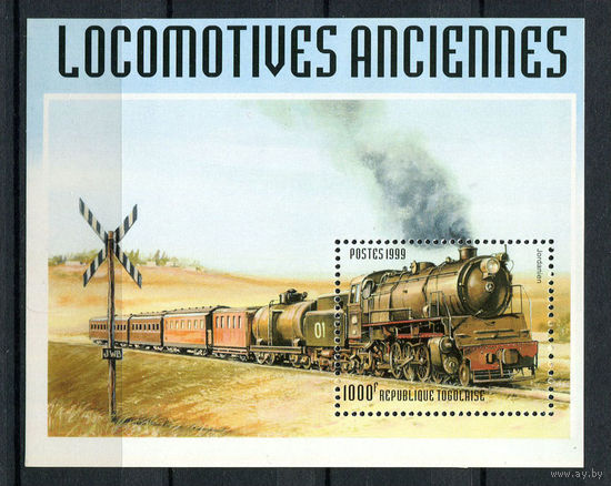 Того - 1999 - Локомотивы - [Mi. bl. 437] - 1 блок. MNH.