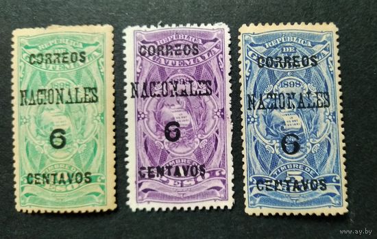 Гватемала \119с\ 1898 - Надпечатка  кц26ми