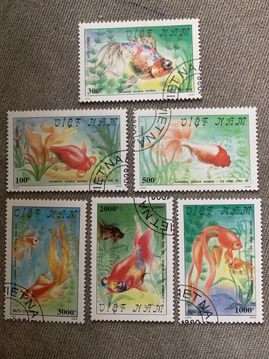 Вьетнам 1990. Аквариумные рыбки