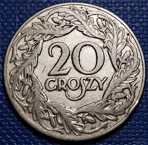 Польша 20 грошей 1923 г.